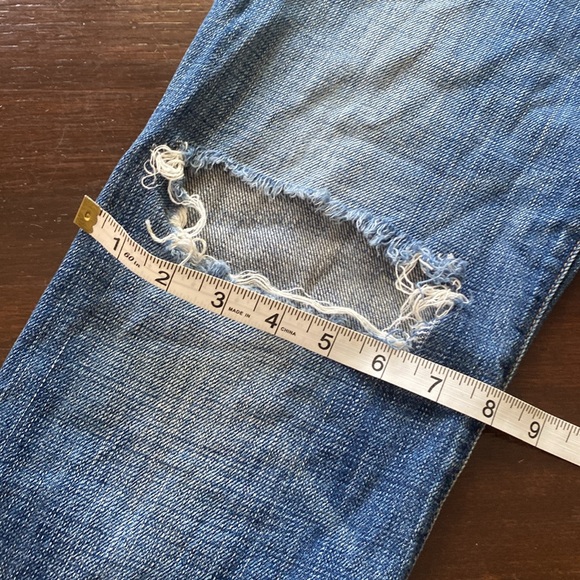 CURRENT ELLIIOT THE SKINNY EASY LOVE DESTROY jeans ripped 31 - Picture 5 of 7